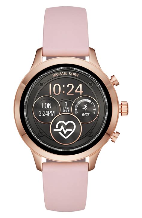 michael kors runway pink|michael kors runway smartwatch manual.